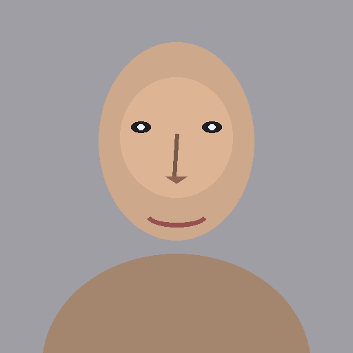 Good source photo for a WWE2K CAW face texture: centered, evenly lit front view